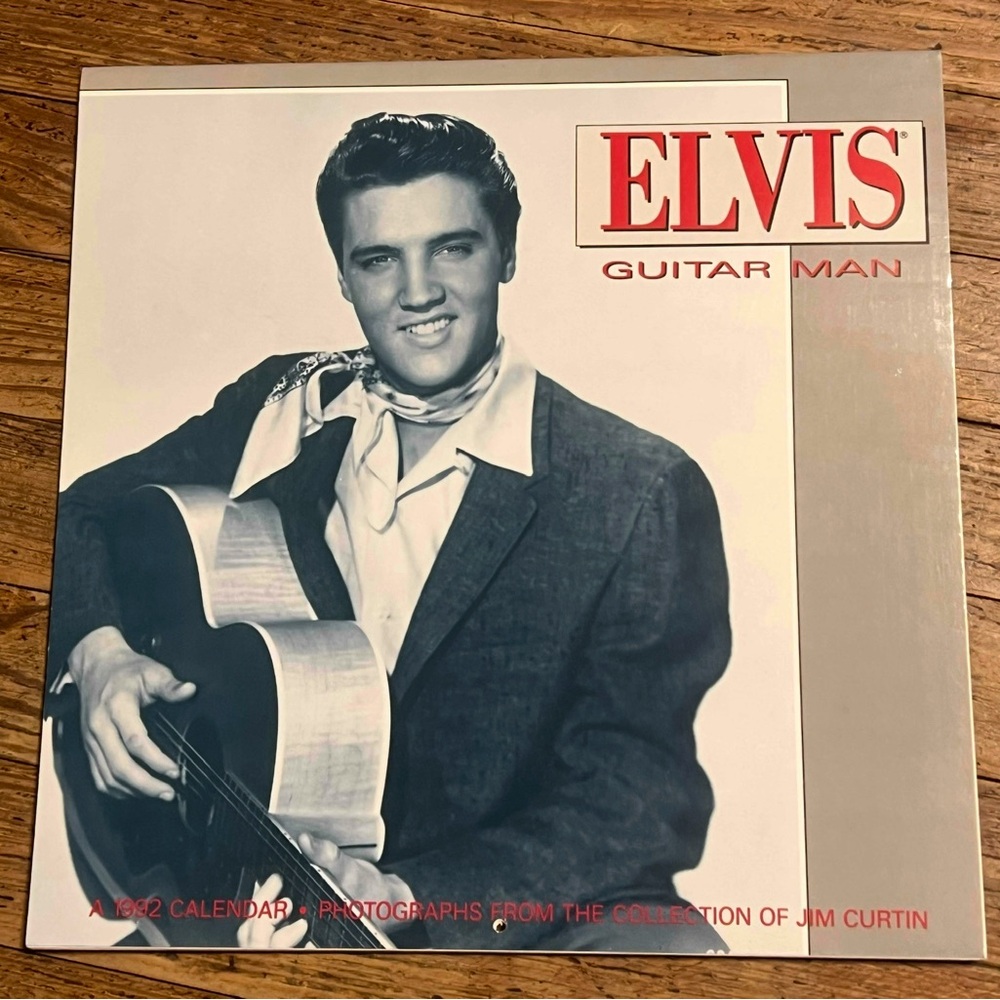 Elvis Guitar Man Calendar